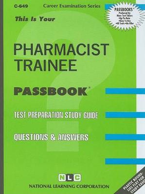 Book cover for Pharmacist Trainee