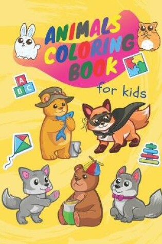 Cover of Animals coloring book for kids