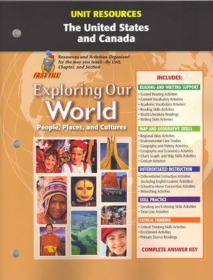 Cover of Exploring Our World, Unit Resources United States and Canada