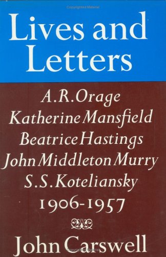Book cover for Lives and Letters