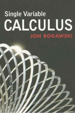 Cover of Single Variable Calculus