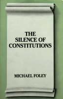 Book cover for The Silence of Constitutions