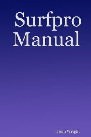 Cover of Surfpro Manual