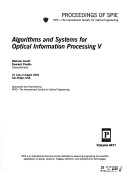 Book cover for Algorithms and Systems for Optical Information Processing V