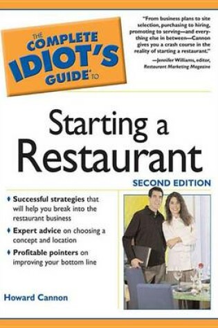 Cover of The Complete Idiot's Guide to Starting a Restaurant, 2nd EDI