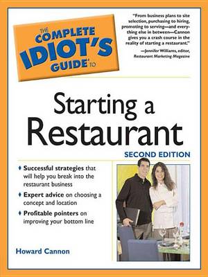 Book cover for The Complete Idiot's Guide to Starting a Restaurant, 2nd EDI