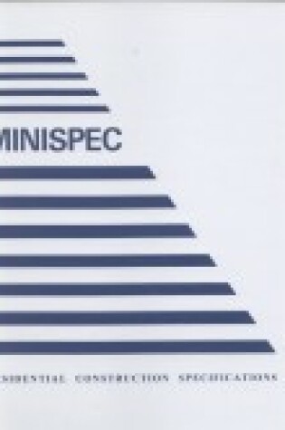 Cover of Minispec Residential Construction Specifications