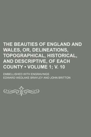 Cover of The Beauties of England and Wales, Or, Delineations, Topographical, Historical, and Descriptive, of Each County (Volume 1; V. 10); Embellished with Engravings