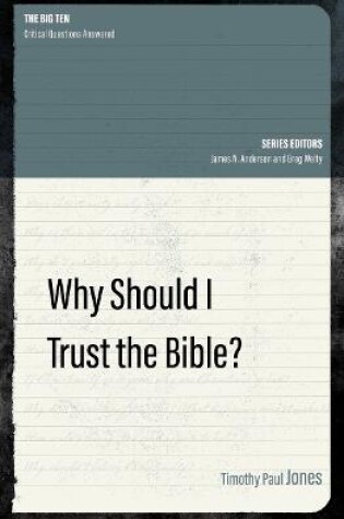 Cover of Why Should I Trust the Bible?