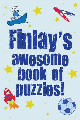 Book cover for Finlay's Awesome Book Of Puzzles!