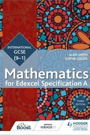 Cover of Edexcel International GCSE (9-1) Mathematics Student Book Third Edition