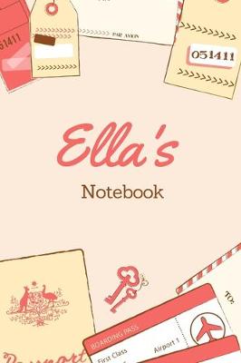 Book cover for Ella First Name Ella Notebook