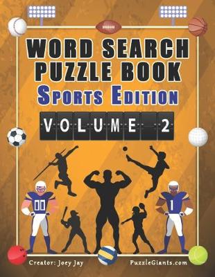 Book cover for Word Search Puzzle Book Sports Edition Volume 2