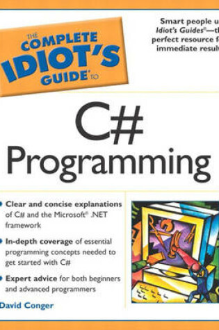 Cover of Complete Idiot's Guide to C# Programming