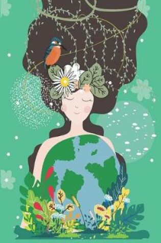 Cover of Beautiful Mother Earth Holding Planet Earth 2019 to 2020 Mid Year Planner