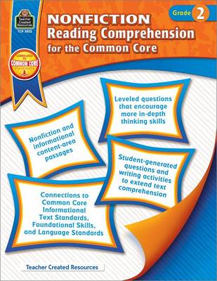 Book cover for Nonfiction Reading Comprehension for the Common Core Grd 2
