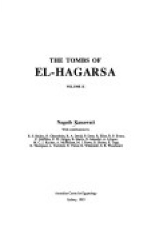 Cover of The Tombs of El-Hagarsa Volume 2