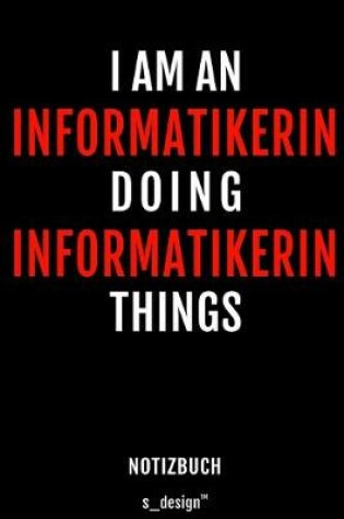 Cover of Notizbuch für Informatiker / Informatikerin