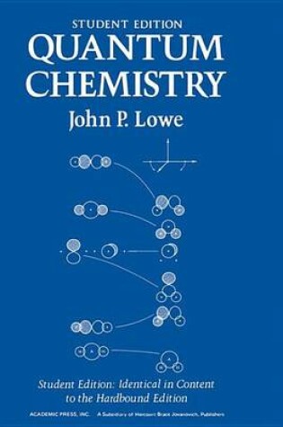 Cover of Quantum Chemistry Student Edition