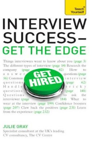 Cover of Interview Success - Get the Edge: Teach Yourself