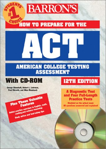 Book cover for Barron's How to Prepare for the ACT