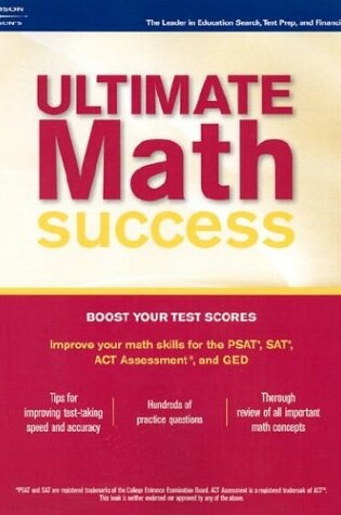 Cover of Ultimate Math Success Book, 1s