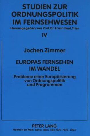 Cover of Europas Fernsehen Im Wandel