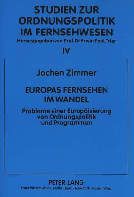 Cover of Europas Fernsehen Im Wandel