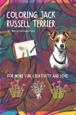 Cover of Coloring Book Jack Russell Terrier for Kids