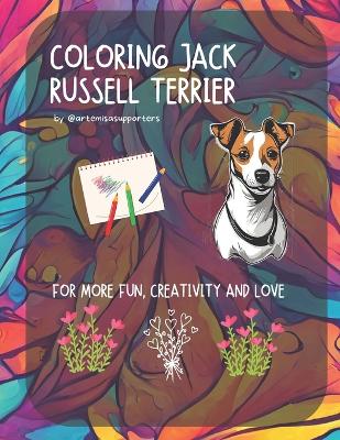 Book cover for Coloring Book Jack Russell Terrier for Kids