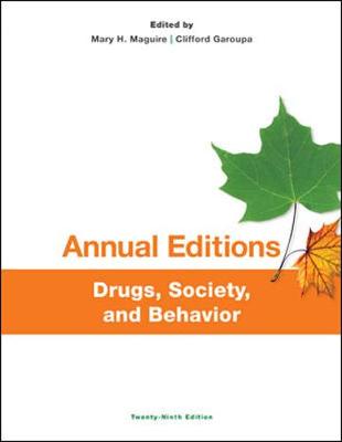 Book cover for Annual Editions: Drugs, Society, and Behavior, 29/e