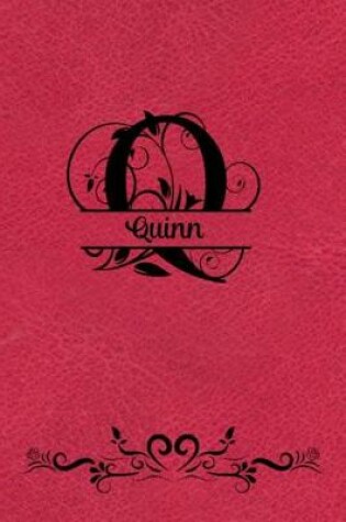 Cover of Split Letter Personalized Name Journal - Quinn