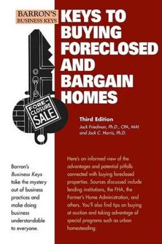 Cover of Keys to Buying Foreclosed and Bargain Homes