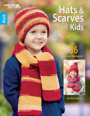Book cover for Knit Hats & Scarves for Kids