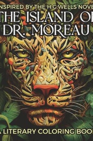 Cover of Coloring Book inspired by H.G. Wells Novel The Island of Dr. Moreau