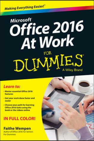 Cover of Office 2016 at Work For Dummies