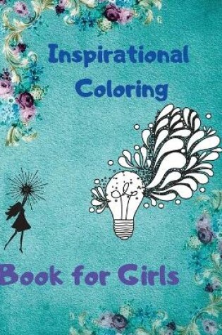 Cover of Inspirational Coloring Book for Girls