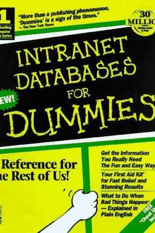 Cover of Intranet and Web Databases For Dummies