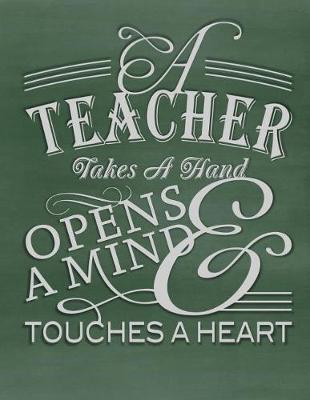 Book cover for Teacher Thank You - A Teacher Opens a Mind