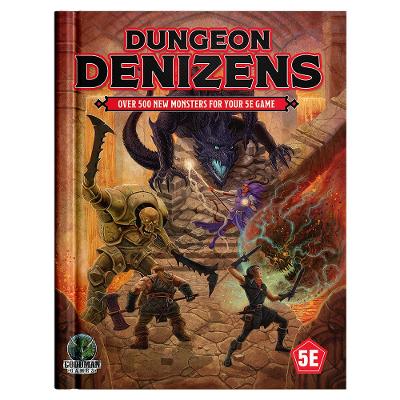 Book cover for D&D 5E: Dungeon Denizens