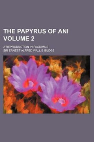 Cover of The Papyrus of Ani Volume 2; A Reproduction in Facsimile