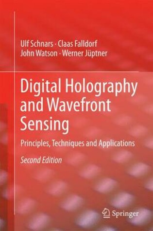 Cover of Digital Holography and Wavefront Sensing; Principles, Techniques and Applications