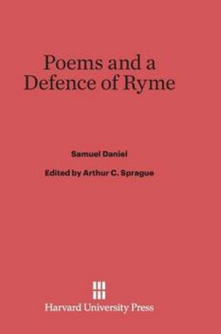 Cover of Poems and a Defence of Ryme