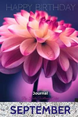 Book cover for Happy Birthday Journal- September