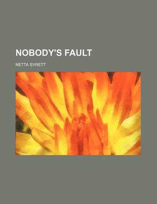 Book cover for Nobody's Fault