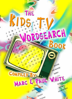 Book cover for The Kids TV Wordsearch Book