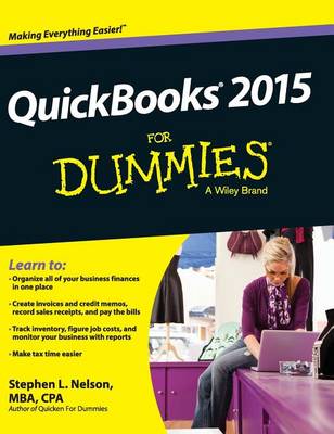 Book cover for QuickBooks 2015 for Dummies