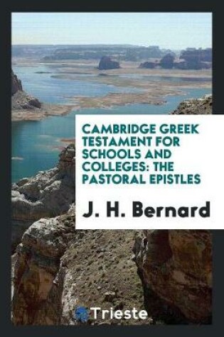 Cover of Cambridge Greek Testament for Schools and Colleges