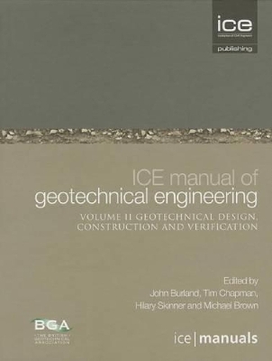 Cover of ICE Manual of Geotechnical Engineering Vol 2