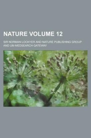 Cover of Nature Volume 12